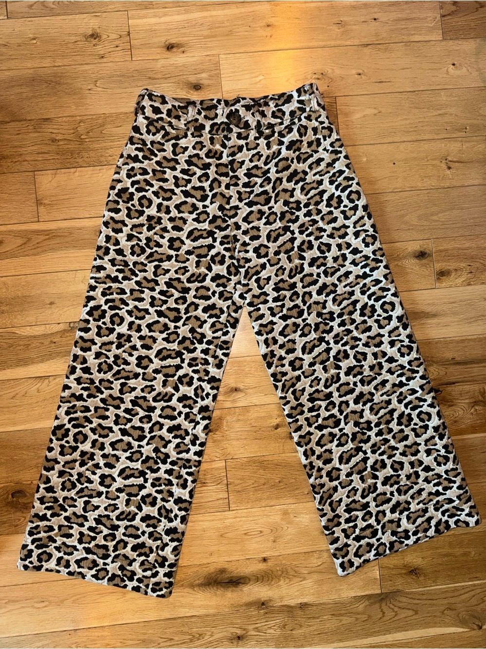 Ettie High-Rise Crop Wide-Leg Pants by Maeve: Knit Edition